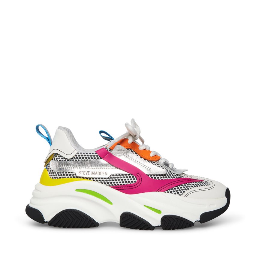 Multicolor Steve Madden Possession Women\'s Sneakers | PH 1849USC